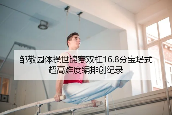 邹敬园体操世锦赛双杠16.8分宝塔式超高难度编排创纪录